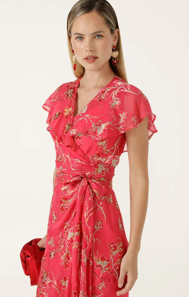 Sacha Drake - Eleanor Wrap Dress - Pink Floral