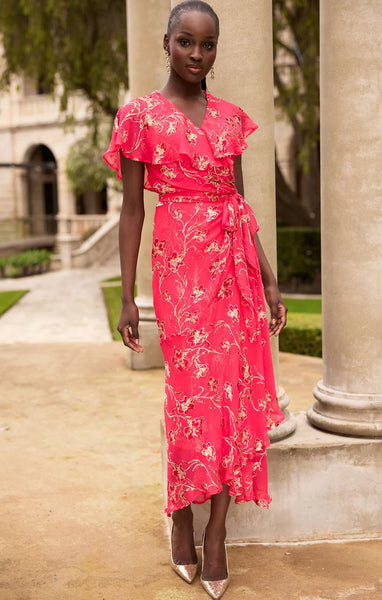 Sacha Drake - Eleanor Wrap Dress - Pink Floral