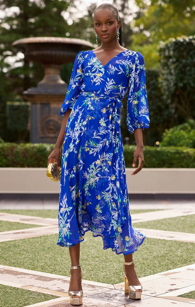 Sacha Drake - Elsbeth Dress - Sapphire Floral