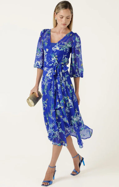 Sacha Drake - Elsbeth Dress - Sapphire Floral