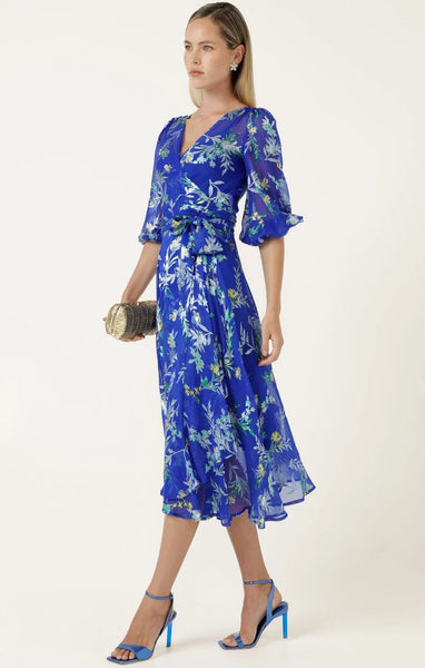 Sacha Drake - Elsbeth Dress - Sapphire Floral