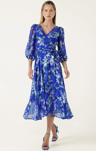 Sacha Drake - Elsbeth Dress - Sapphire Floral