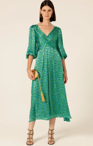 Sacha Drake - Ethereal Eden Midi Dress - Emerald