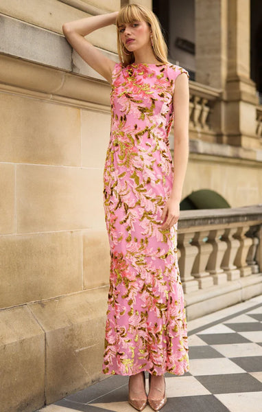 Sacha Drake - Heavenly Heights Maxi Dress - Pink Gold