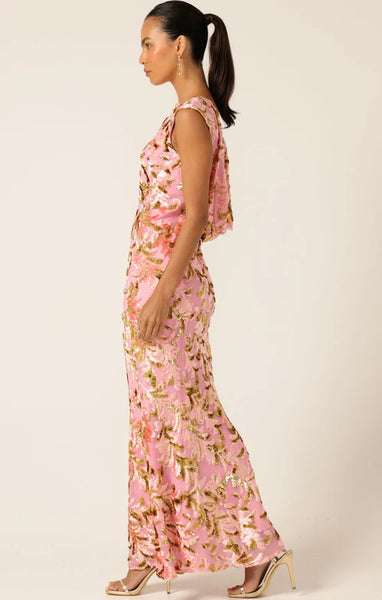 Sacha Drake - Heavenly Heights Maxi Dress - Pink Gold