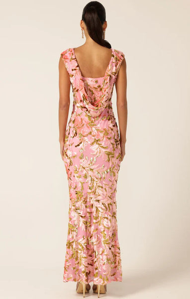 Sacha Drake - Heavenly Heights Maxi Dress - Pink Gold