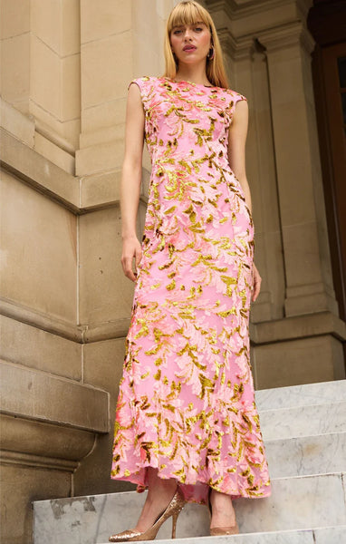 Sacha Drake - Heavenly Heights Maxi Dress - Pink Gold