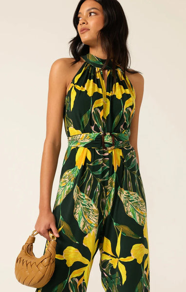 Sacha Drake - Lemon Lagoon Jumpsuit - Forest Palm
