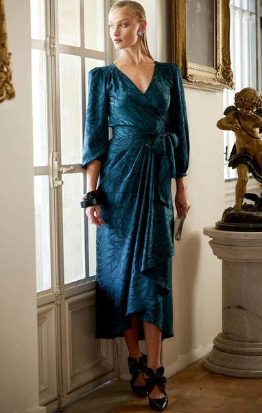 Sacha Drake - Michaella Wrap Dress - Teal