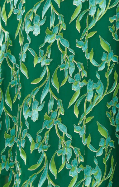 Sacha Drake - Orchid Wrap Dress - Green Botanical