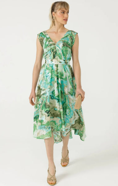 Sacha Drake - Stefania Midi Dress - Turquoise Gold