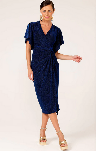 Sacha Drake - The Emporium Dress - Sapphire Lurex