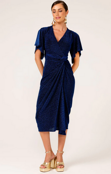 Sacha Drake - The Emporium Dress - Sapphire Lurex