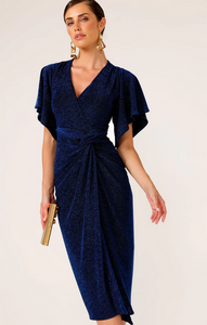 Sacha Drake - The Emporium Dress - Sapphire Lurex