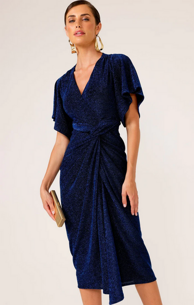 Sacha Drake - The Emporium Dress - Sapphire Lurex