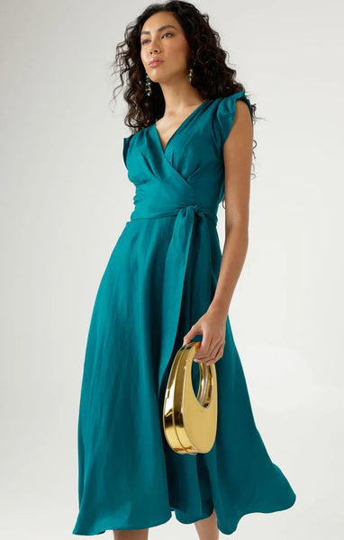 Sacha Drake - Xenia Wrap Dress - Peacock
