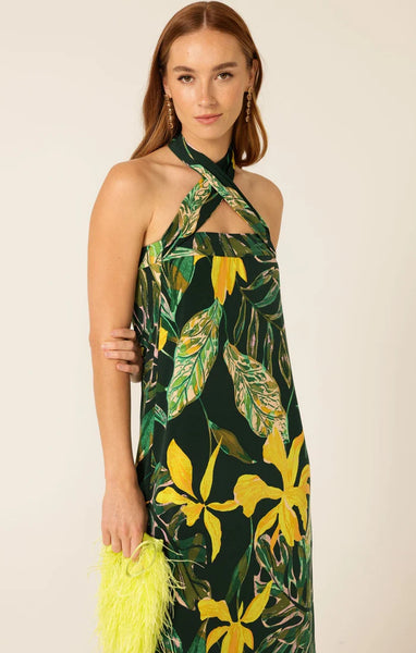 Sacha Drake - Zesty Squeeze Maxi Dress - Forest Palm