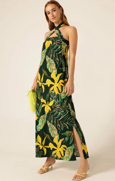 Sacha Drake - Zesty Squeeze Maxi Dress - Forest Palm