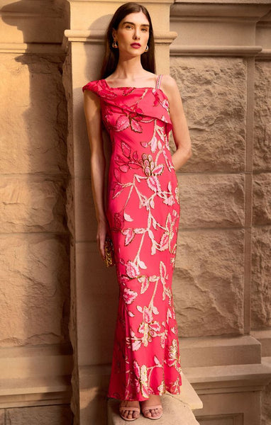 Sacha Drake - Aurelius Dress - Watermelon Gold