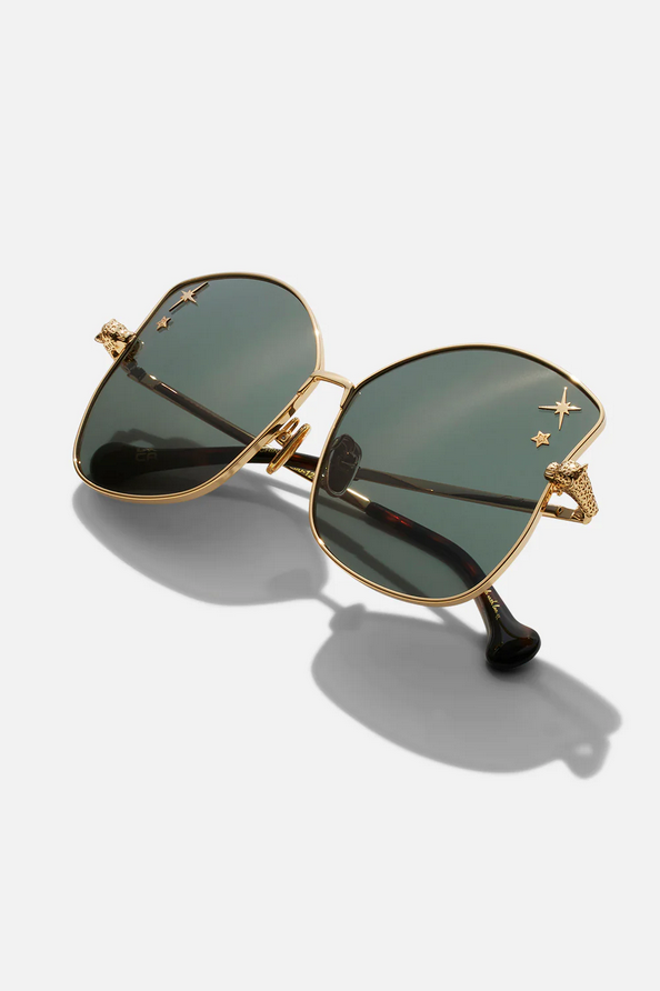 Camilla - Sunglasses - Poolside Pedigree Gold – Tea Lily display picture 3