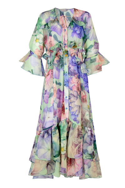 Trelise Cooper - Frills and Chills Dress - Pastel Floral