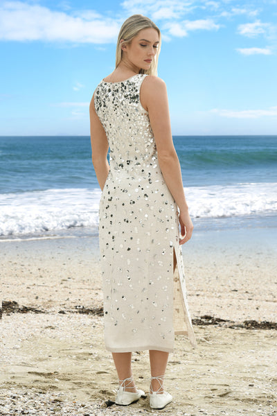 Trelise Cooper - Sparkling Darling Dress - Oatmeal Silver