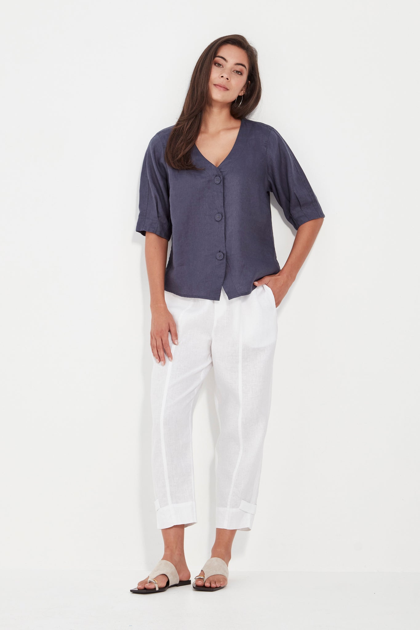 Verge - Trinity Top - Denim 9916BR