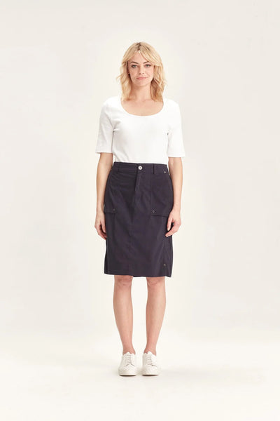 Verge - Acrobat Legian Skirt - French Ink PRESALE AUGUST DELIVERY