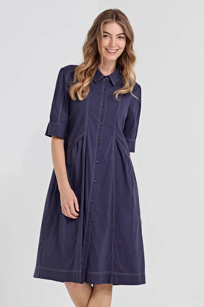 Verge - Acrobat Rosie Dress - Denim Marle