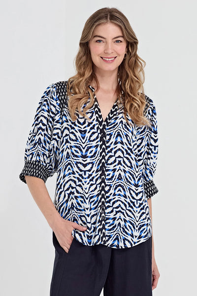 Verge - Nova Blouse - Ink