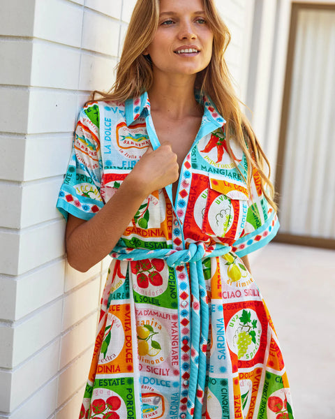 Walnut - Cannes Dress - Ciao Sicily