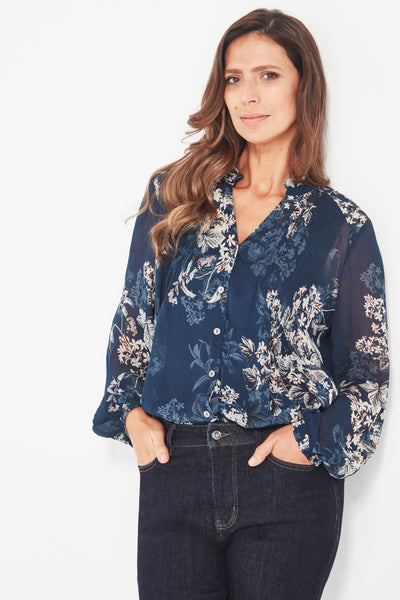 Verge - Zen Blouse - Print 1029BR