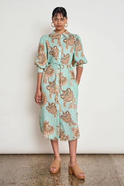 Zoe Kratzmann - Heir Dress - Mint Kgari