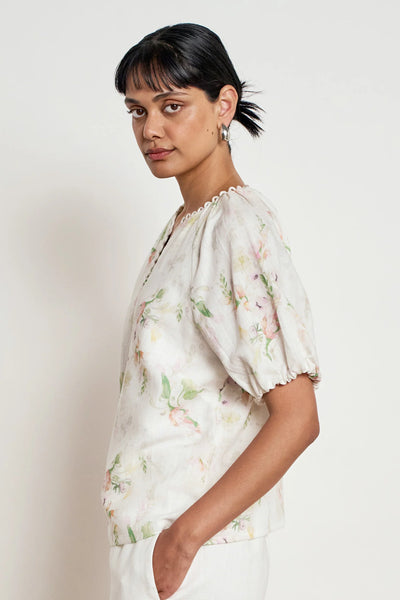 Zoe Kratzmann - Percieve Top - Painterley Bloom