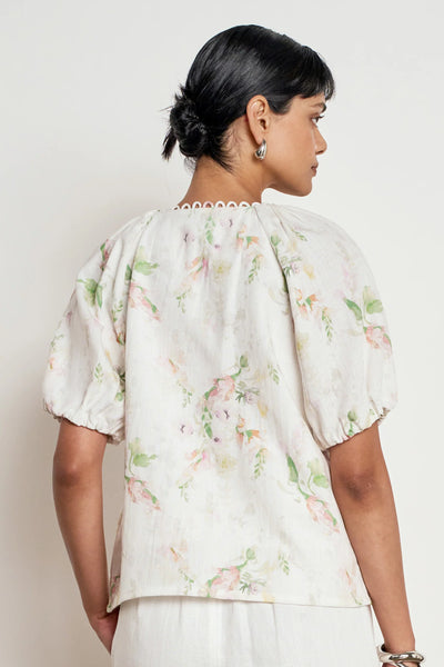 Zoe Kratzmann - Percieve Top - Painterley Bloom