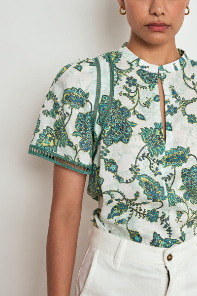 Zoe Kratzmann - Charm Top - Garden Paisley PRESALE EARLY AUGUST DELIVERY
