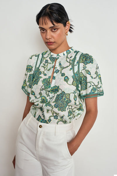 Zoe Kratzmann - Charm Top - Garden Paisley PRESALE EARLY AUGUST DELIVERY
