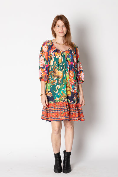 Lula Life - Aiko Shirred Dress - Print