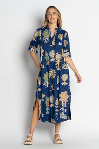Lula Life - Amrita Midi Dress - Navy