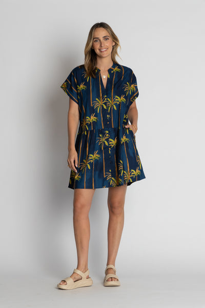 Lula Life - Badira Dress - Navy