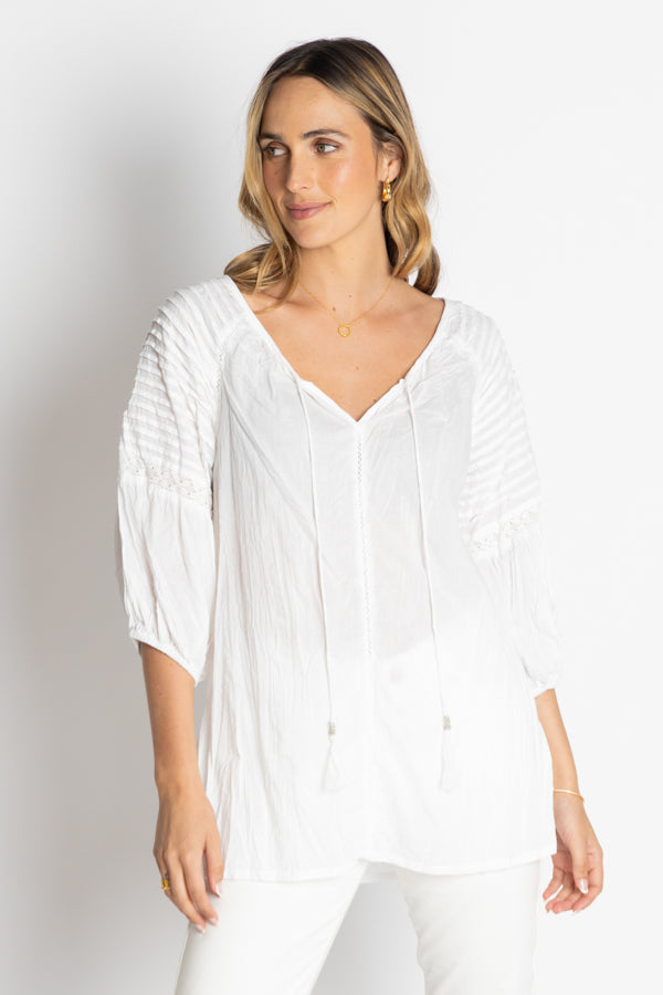 Lula Life - Celeste Top - White
