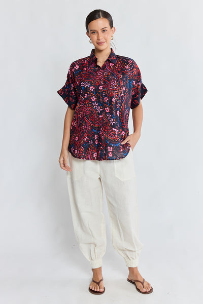 Lula Life - Kamila Shirt - Navy