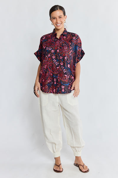 Lula Life - Kamila Shirt - Navy