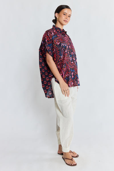 Lula Life - Kamila Shirt - Navy