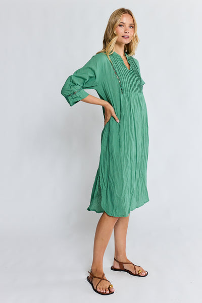 Lula Life - Laverne Kaftan Dress - Gumleaf PRESALE AUGUST DELIVERY