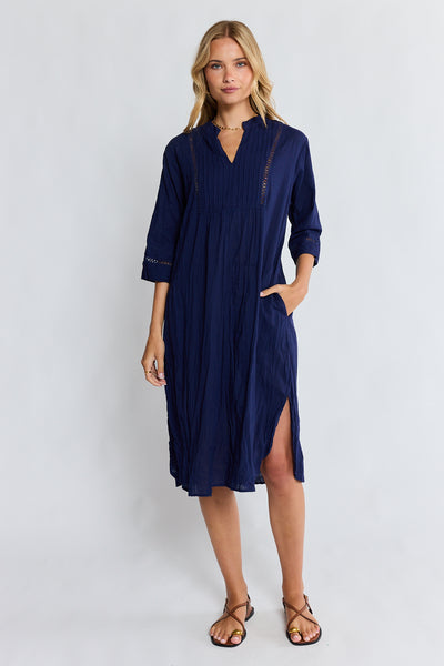 Lula Life - Laverne Kaftan Dress - Navy