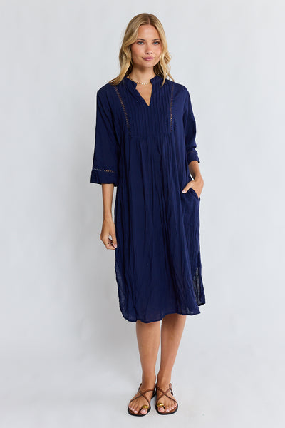 Lula Life - Laverne Kaftan Dress - Navy