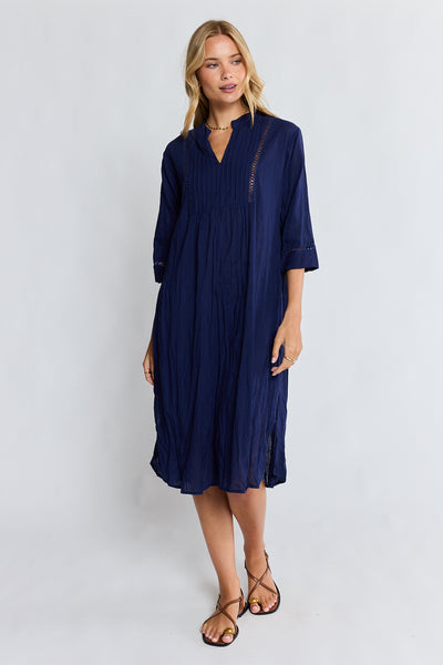 Lula Life - Laverne Kaftan Dress - Navy