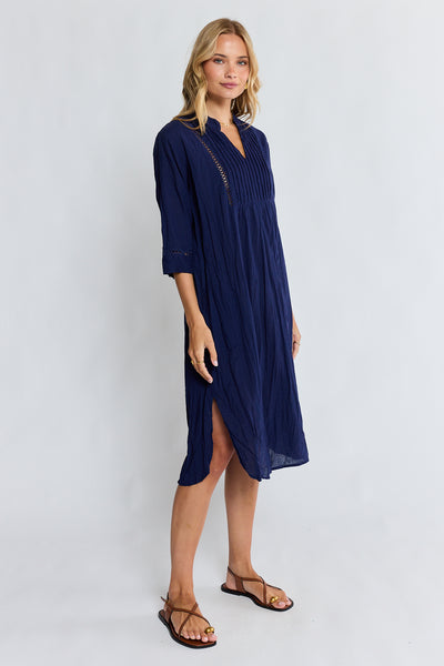 Lula Life - Laverne Kaftan Dress - Navy