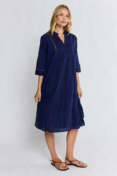 Lula Life - Laverne Kaftan Dress - Navy
